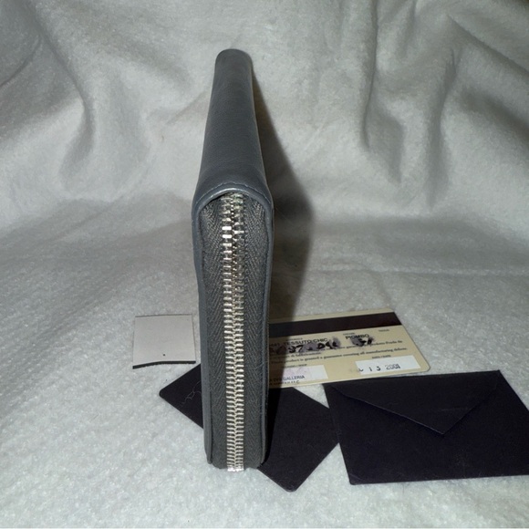 PRADA BR0441 Tessuto Chic Gray XLarge Organizer Wallet and Original COA Card - Picture 7 of 16